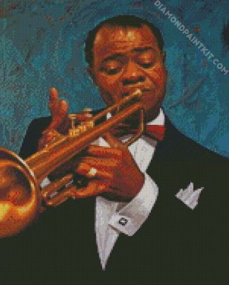 Trumpet Player diamond painting