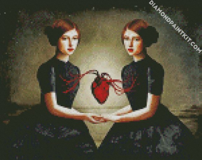 Twin Ladies diamond painting