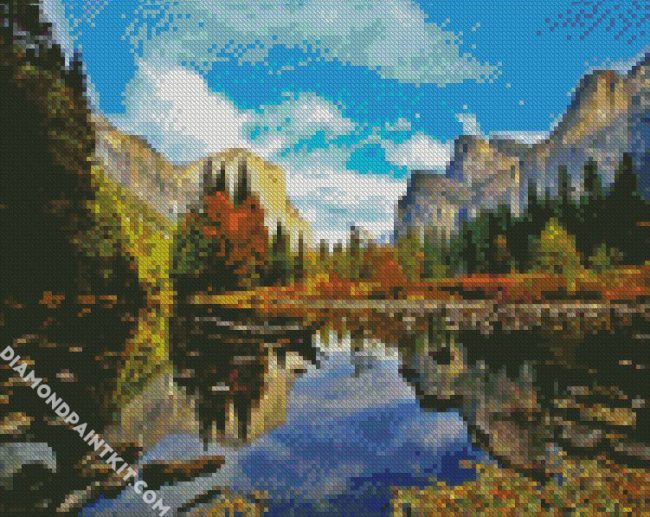 USA Californian Yosemite Valley El Captain National Park diamond painting