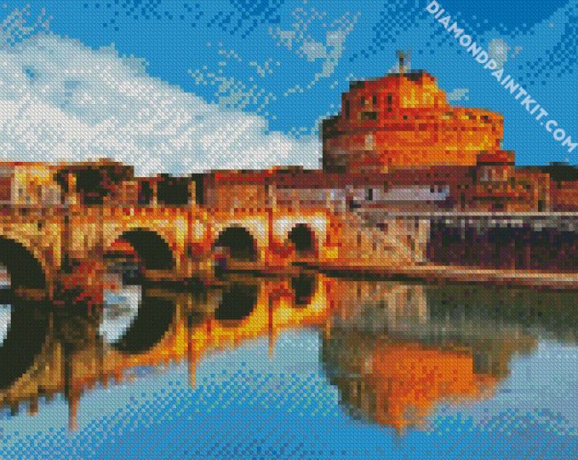 Vatikan Castle Sant Angelo diamond painting