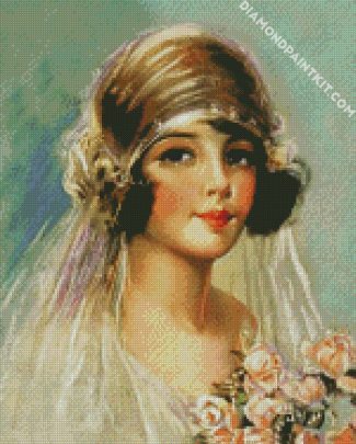 Vintage Deco Bride diamond painting