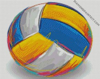 Volleyball Ball diamond painting