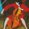 Woman Playing Violoncello Art diamond painting