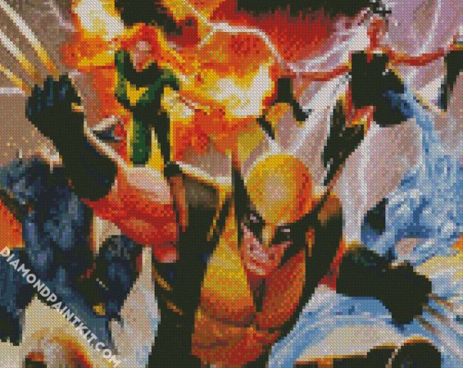 X Men Illustration diamond painting