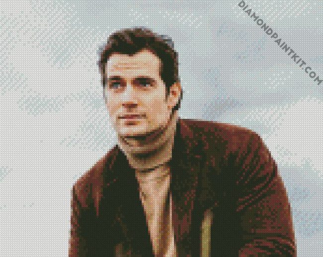 Actor Henry Cavill diamond painting