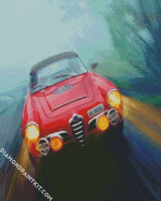 Alfa Romeo Car Art diamond painting