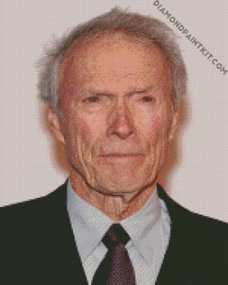 American Actor Clint Eastwood diamond painting