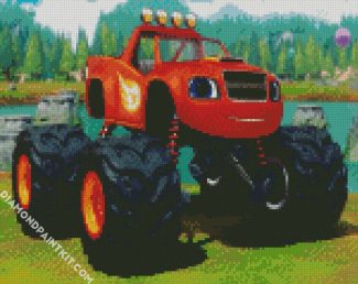 Animation Blaze And The Monster Machines diamond painting