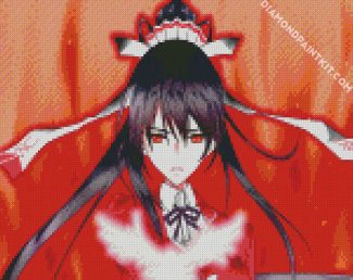 Anime Akeno diamond painting