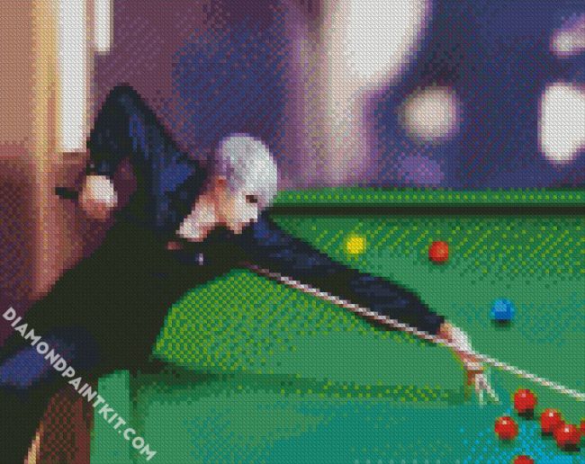 Anime Boy Billiard Player diamond painting