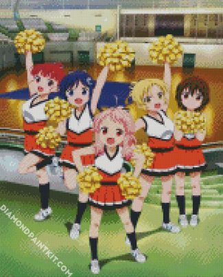 Anime Girls Cheerleading diamond painting