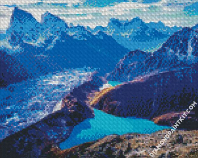 Asia Himalayas Mountains diamond painting