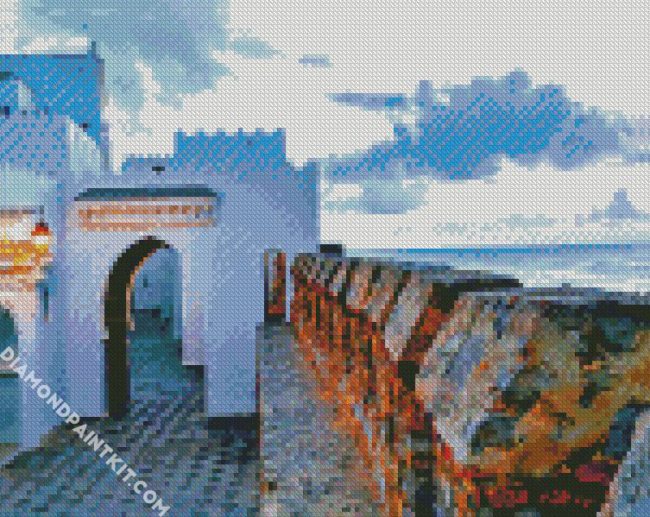 Asilah Moroccan City diamond painting