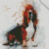 Basset Dog diamond painting