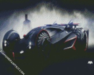 Batmobile Car diamond painting