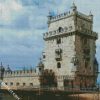 Belem Tower diamond painting