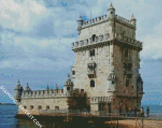 Belem Tower diamond painting