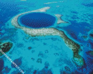 Belize Island diamond painting