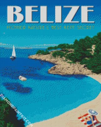 Belize Poster diamond painting