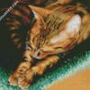 Bengal Cat Art diamond painting