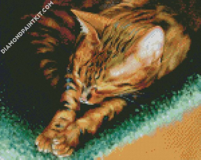 Bengal Cat Art diamond painting