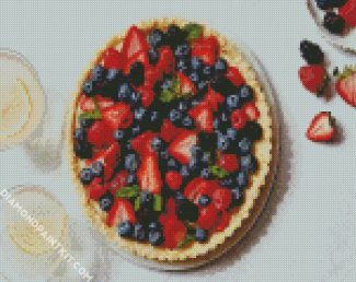 Berry Tart diamond painting