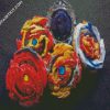 Beyblades diamond painting