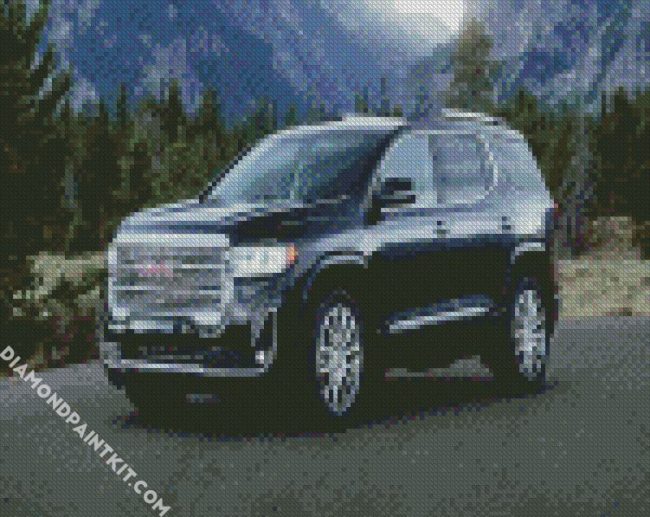 Black GMC Acadia Car diamond painting