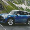 Blue Mini Cooper diamond painting