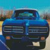 Blue Pontiac Gto Car diamond painting