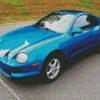 Blue Toyota Celica Car diamond painting