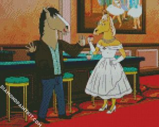 Bojack Horseman Wedding diamond painting