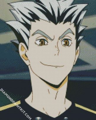 Bokuto Haikyuu diamond painting