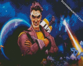 Borderlands Handsome Jack diamond painting