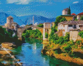 Bosnia And Herzegovina Mostar diamond painting