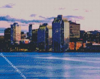 Canada Halifax City diamond painting