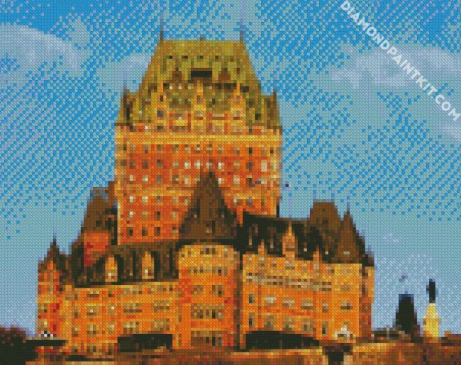 Canada Chateau Frontenac diamond painting