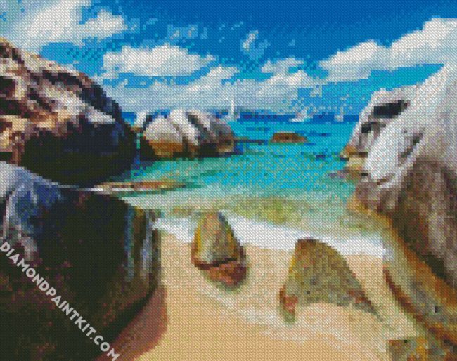 Caribbean Island Sea diamond painting