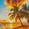 Caribbean Island At Sunset diamond painting