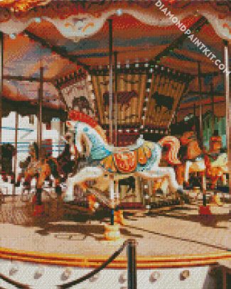 Carnival Carousel diamond painting