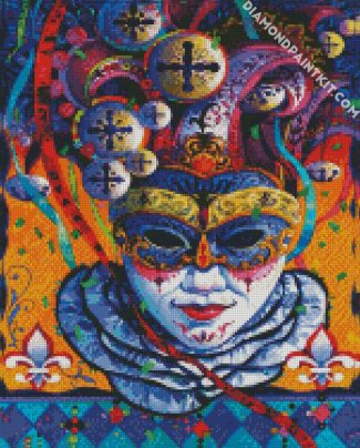 Carnival Jester Art diamond painting