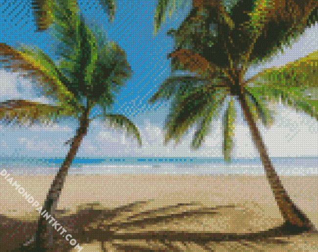 Carribbean Beach diamond painting