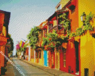 Cartagena Streets diamond painting