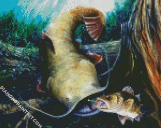 Catfish Carp Fish diamond painting