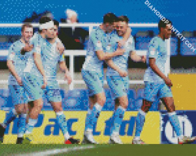 CCFC Players diamond painting