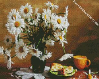 Chamomile Flowers Vase diamond painting