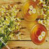 Chamomile Tea Cups diamond painting