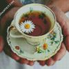 Chamomile Tea In Cup diamond painting