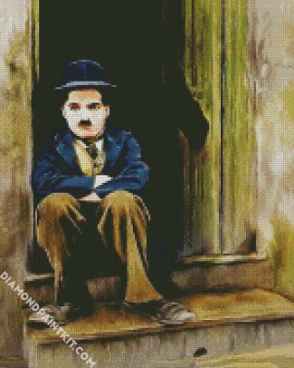 Charlie Chaplin Art diamond painting