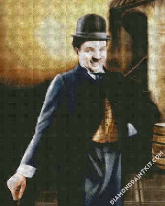 Charlie Chaplin Portrait diamond painting